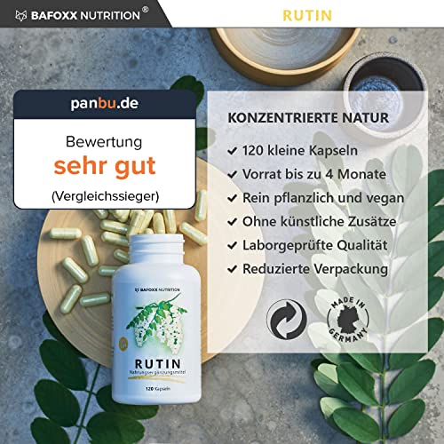 Rutin-Kapseln BAFOXX Nutrition ® Rutin Kapseln hochdosiert