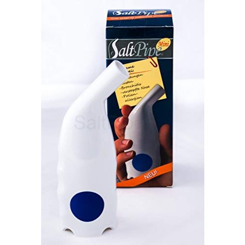 Salzinhalator SaltPipe Salzpfeife mini Salz Inhalator 2, Weiss
