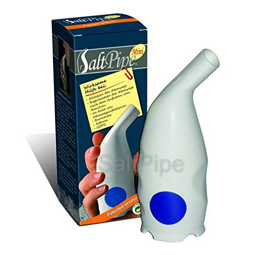 Salzinhalator SaltPipe Salzpfeife mini Salz Inhalator 2, Weiss