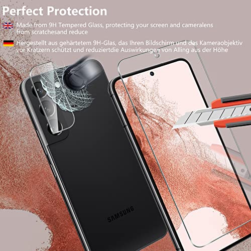 Samsung-Galaxy-S22-Panzerglas BILLONE 2+2+1, HD Klar