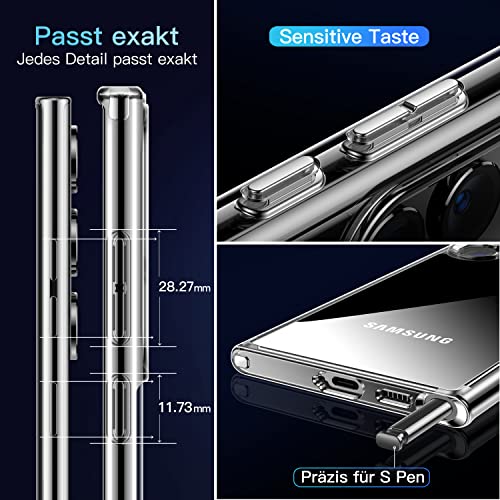 Samsung-Galaxy-S22-Ultra-Hülle CASEKOO Crystal Clear