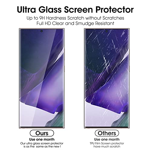 Samsung-Galaxy-S22-Ultra-Panzerglas ZVELSIEM 3 Stück Glas