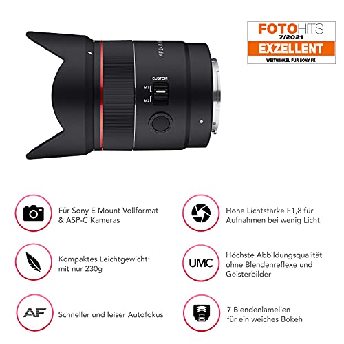 Samyang-Objektiv SAMYANG AF 24mm F1.8 Sony FE Tiny