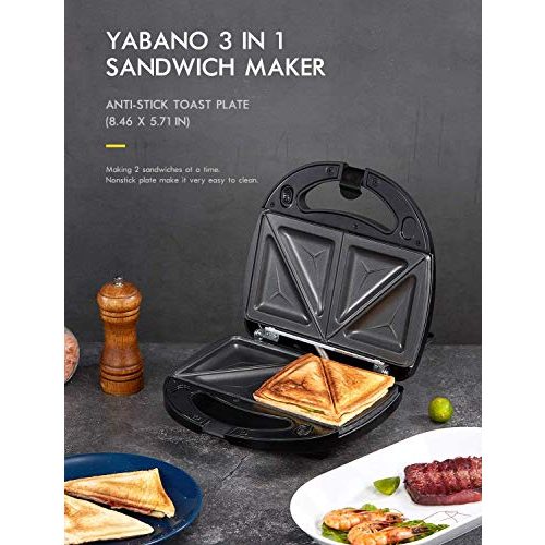 Sandwichmaker 3-in-1 Yabano Sandwichmaker 3 in 1