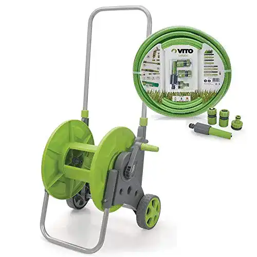 Schlauchwagen 3/4 Zoll VITO, mit Gartenschlauch 25 Meter