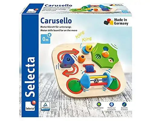 Selecta-Holzspielzeug Selecta 61067 Carusello, Motorikbrett