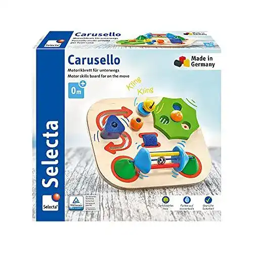 Selecta-Holzspielzeug Selecta 61067 Carusello, Motorikbrett