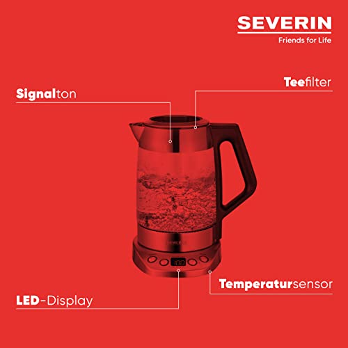 Severin-Wasserkocher SEVERIN Glas Tee- und Wasserkocher