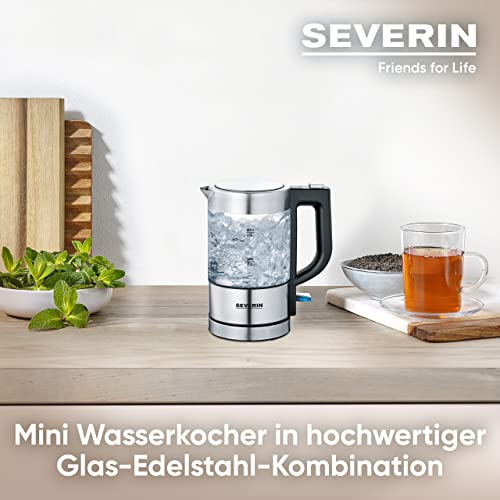 Severin-Wasserkocher SEVERIN Mini Glas Wasserkocher, kompakt