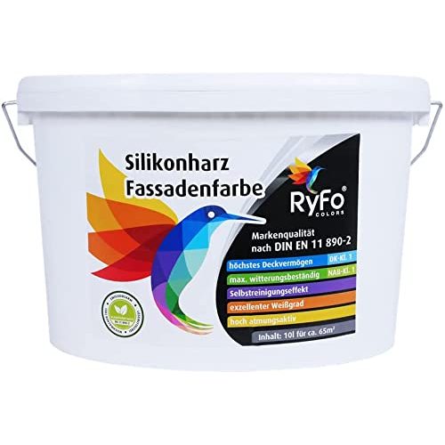 Die beste silikonharzfarbe ryfo colors silikonharz fassadenfarbe 10l Bestsleller kaufen