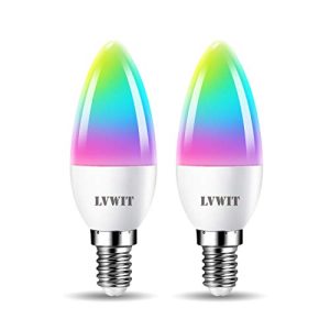 Smart-Home-Beleuchtung LVWIT Alexa Lampe E14 LED, Wlan
