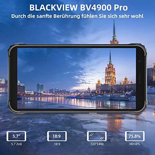 Smartphone bis 600 Euro Blackview BV4900 Pro Android 12