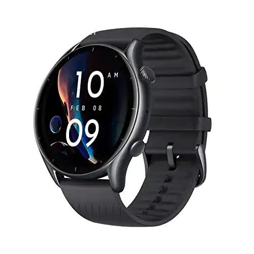 Smartwatch bis 150 Euro Amazfit GTR 3, 1,39″ AMOLED Display
