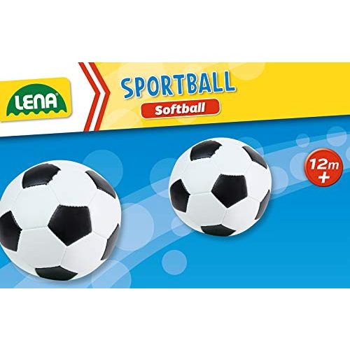 Softball LENA 62162 Soft-Fußbälle 3er Set, Sportsoftbälle