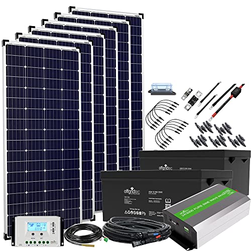 Die beste solaranlage offgridtec 24v autark xxl master 1200w solar Bestsleller kaufen