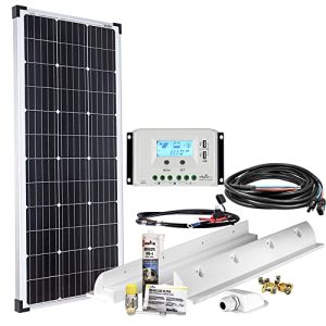 Solaranlage Offgridtec für Wohnwagen 100 Watt Komplett-Set