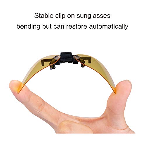 Sonnenbrillen-Clip SPLAKS Sonnenbrille Aufsatz 2-Stück Clip on