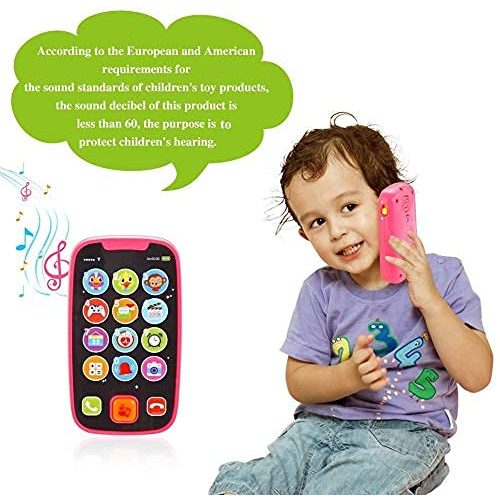 Spielzeug-Telefon Yerloa Baby Telefon Musikspielzeug
