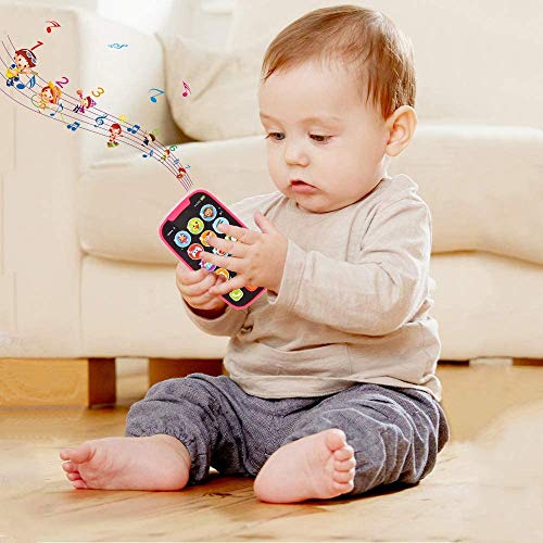Spielzeug-Telefon Yerloa Baby Telefon Musikspielzeug