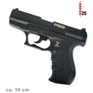 Spielzeugpistole narrenwelt Pistole Agent P99, 25 Schuss