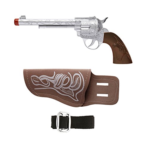 Spielzeugpistole Widmann 9804C Cowboypistole mit Halfter