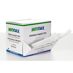 Splitterpinzette MEDDAX Einmal-Pinzetten steril 50 Stück