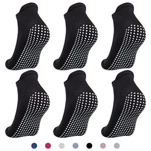 Stoppersocken Alaplus 6 Paar Yoga Socken Damen Anti-Rutsch