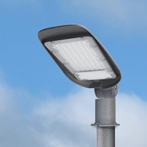 Straßenlampe Aigostar 50W LED-Straßenleuchte, 5000LM