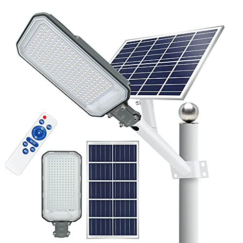 Straßenlampe STASUN Solarbetrieben, 200W mit Fernbedienung