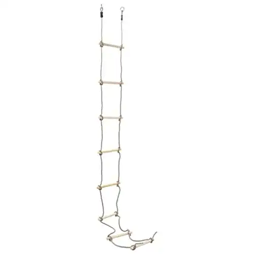 Strickleiter vidaXL Holz mit 8 Holzsprossen, Länge 290 cm