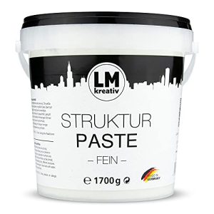 Strukturpaste LM-Kreativ LM fein 1,7 kg im Eimer, Weiß
