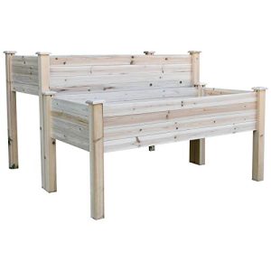 stepped raised bed