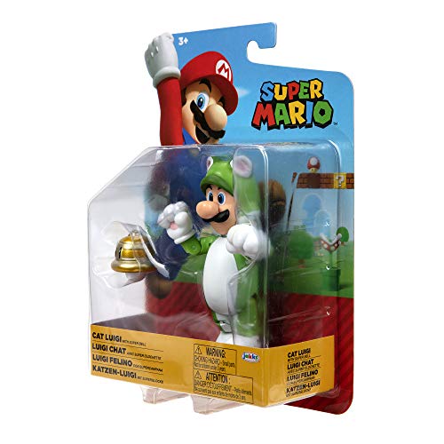 Super-Mario-Figuren Nintendo 91448 10cm Luigi als Katze