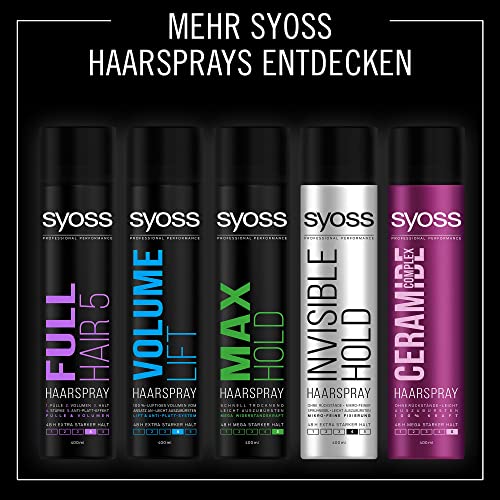 Syoss-Haarspray Syoss Haarspray Keratin Haltegrad 4, 6 x 400 ml