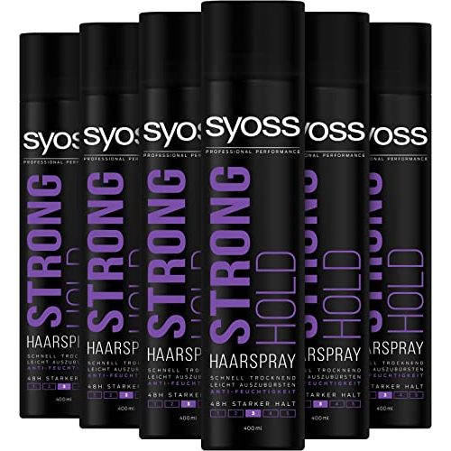 Syoss-Haarspray Syoss Haarspray Strong Hold, 6 x 400 ml