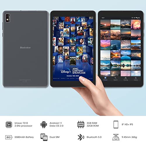 Tablet bis 150 Euro Blackview Tab 6 Tablet PC 8 Zoll Dual 4G SIM