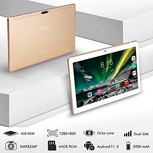 Tablet bis 150 Euro TOSCIDO Tablet 10 Zoll Android 11 GO Tab