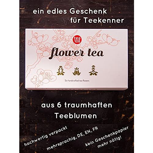Teeblumen matcha 108 als Geburtstagsgeschenk für Frauen