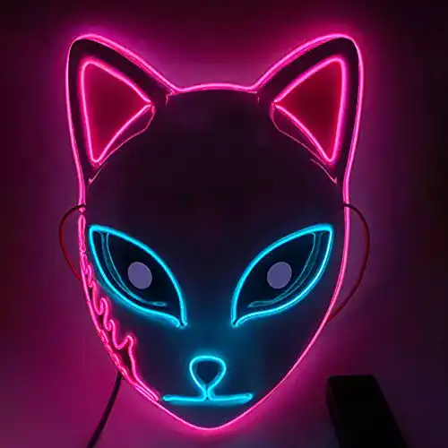 The-Purge-Maske DriSubt Halloween Maske, LED Purge Maske
