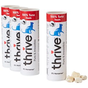Thrive-Katzenfutter thrive Cat 100% Tuna Treats 25g, Pack of 4