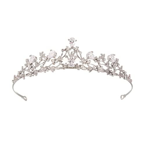 Die beste tiara changlesu krone damen mit inlay kristallblume braut Bestsleller kaufen
