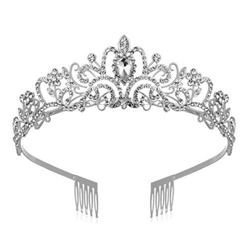 Die beste tiara voarge bridal kristall strass krone mit kamm Bestsleller kaufen