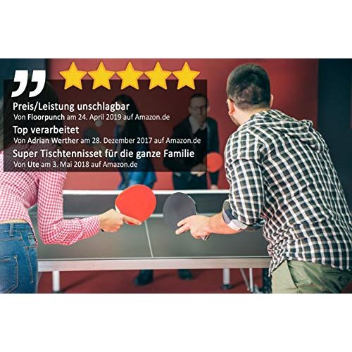 Tischtennisschläger-Set PHIBER-SPORTS Premium, 14-Teilig