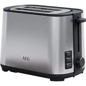 Toaster Edelstahl AEG T4-1-4ST Toaster 7 Bräunungsstufen