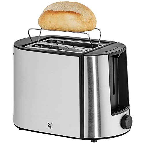 Toaster Edelstahl WMF Bueno Pro, Doppelschlitz, Brötchenaufsatz