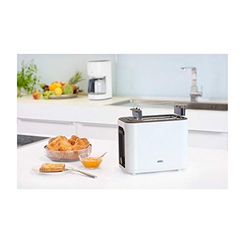 Toaster weiß Braun Household Braun HT 3010 WH Toaster