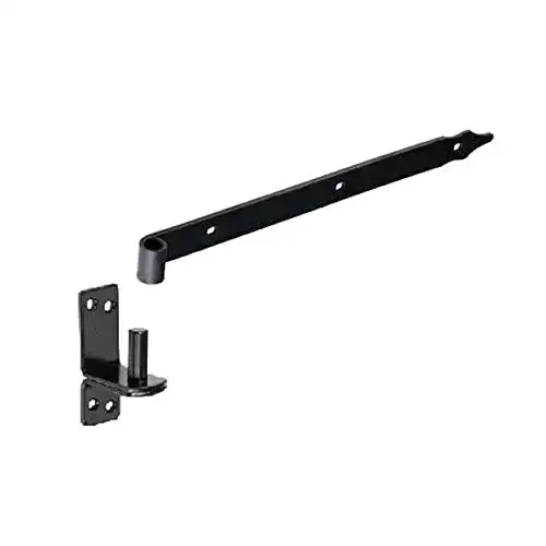 Torbänder BRESKO Ladenband mit Kloben Set 30-60 cm schwarz