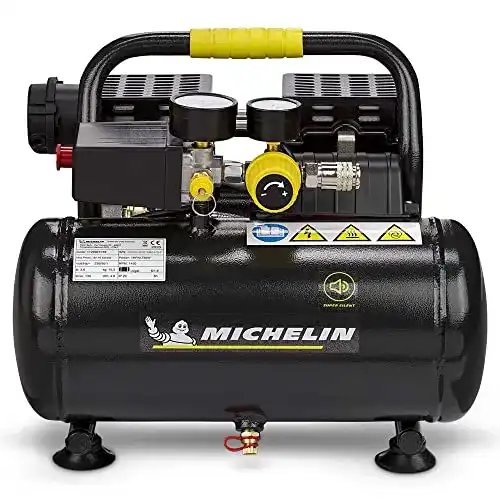 Tragbarer Kompressor WD Tools Michelin Druckluft MX6 1 leise