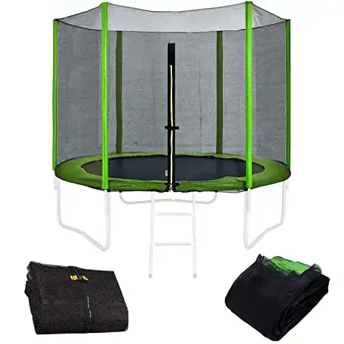 Trampolin-Netz Muafafa Trampolin Ersatznetz für 6/8 Stangen