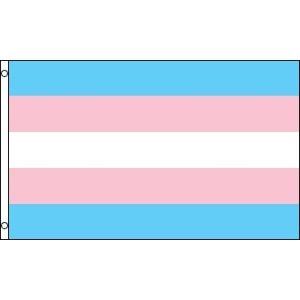 Trans-Flagge AZ FLAG Flagge Regenbogen Transgender 90x60cm